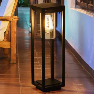 ETC-SHOP Lampadaire alu éclairage extérieur lampadaire de jardin filam... pas cher