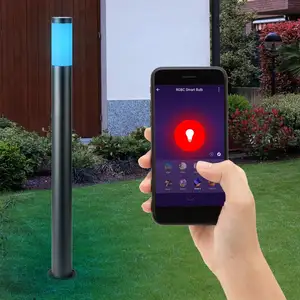 ETC-SHOP Lampe sur pied d'extérieur Smart rgb led dimmable application... pas cher