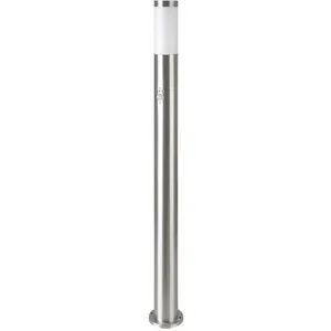 Etc-shop - Lampadaire de jardin en acier inoxydable avec détecteur de ... pas cher