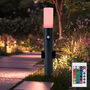 Etc-shop - Lampe de jardin, dimmable avec télécommande, éclairage de c... pas cher
