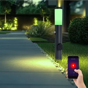 Etc-shop - Lampe d'extérieur led intelligente, dimmable, lampadaire av... pas cher