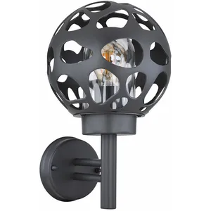 ETC-SHOP Applique murale boule d'extérieur boule lumineuse 20 cm Appli... pas cher
