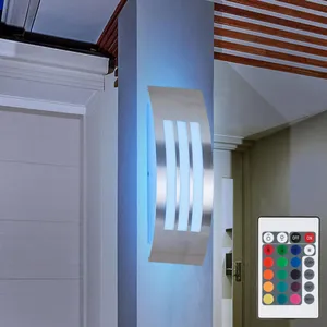 Etc-shop - Applique murale d'extérieur dimmable avec télécommande lamp... pas cher