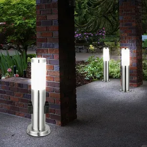 ETC-SHOP Ensemble de 3 lampes sur pied, prises d'extérieur, lampes sur... pas cher