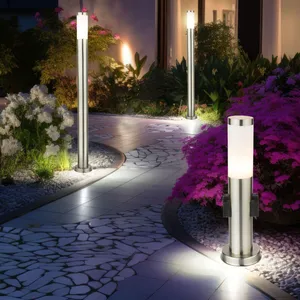 ETC-SHOP Lampe d'extérieur lampadaire avec prises prises extérieures l... pas cher