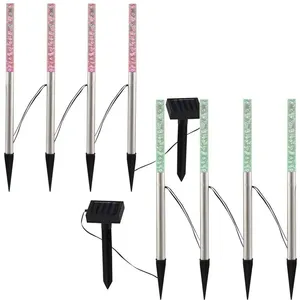 ETC-SHOP 8x led plug-in jardin lumière changeur de couleur lampe solai... pas cher