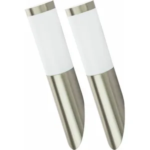 ETC-SHOP Lot de 2 appliques murales de maison en acier inoxydable lamp... pas cher
