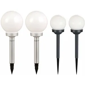 ETC-SHOP Ensemble de 4 lampes solaires extérieures à led éclairage de ... pas cher