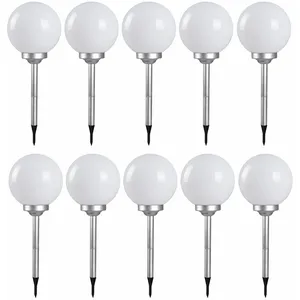 ETC-SHOP Ensemble de 10 lampes solaires extérieures à led pour piquet ... pas cher