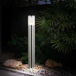 ETC-SHOP Lampadaire d'extérieur en acier inoxydable chemin de jardin é... pas cher