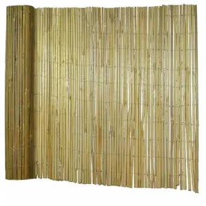 KARAT Brasil, Canisse en bambou fendu naturel, Clôture en bambou, Idéale pour jardin, balcon et terrasse, 100 x 300 cm pas cher