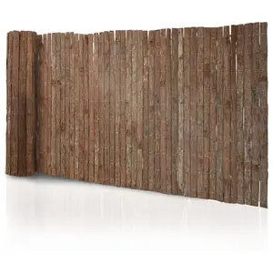 KARAT Canisse en écorce,Brise-vue naturel,Clôture d'écorce, Robuste,balcon, terrasse et jardin,Longueur: 3 mètres, 150 x 300 cm pas cher