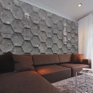 Fotobehang Honeycomb1 DD117035 A.S. Création Atelier 47 | Fotobehang o...