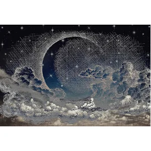 Fotobehang MoonSky1 DD117720 A.S. Création Atelier 47 | 3D Fotobehang pas cher