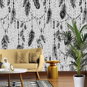 Fotobehang FeatherPuzzle1 DD117590 A.S. Création Atelier 47 | Fotobeha... pas cher