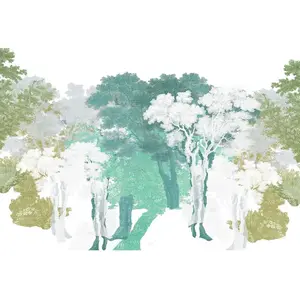 Fotobehang ForestBlot1 DD117890 A.S. Création Atelier 47 | 3D Fotobeha... pas cher