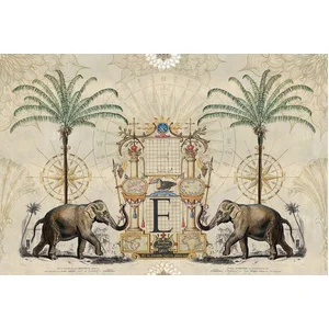 Fotobehang NostalgicElefant DD119737 A.S. Création ARTist Beige Creme ...