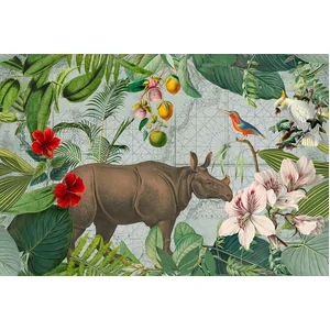 Fotobehang JungleRhino DD119725 A.S. Création ARTist Bruin Groen Vlies...