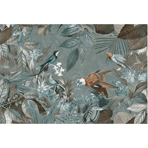 Fotobehang TropicalJungle DD119697 A.S. Création ARTist Blauw Bruin Vl...