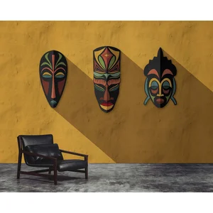 Fotobehang zulu1 DD122856 Livingwalls Walls by Patel 3 Geel Zwart Antr... pas cher