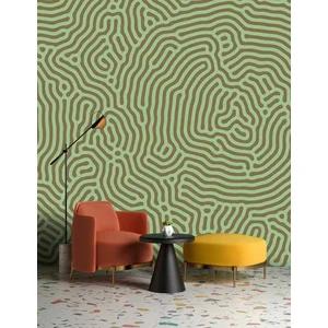 Fotobehang sahel1 DD122844 Livingwalls Walls by Patel 3 Groen Beige Cr... pas cher
