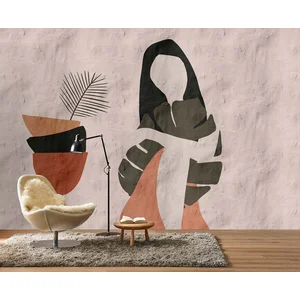 Fotobehang santafe1 DD122868 Livingwalls Walls by Patel 3 Roze Oranje ... pas cher