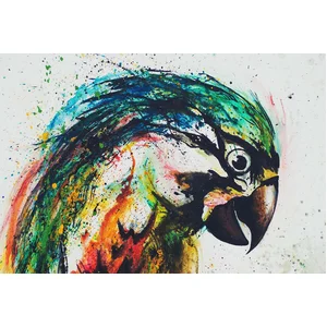 Fotobehang Parrot DD120041 A.S. Création ARTist Kleurrijk Groen Vlies ... pas cher