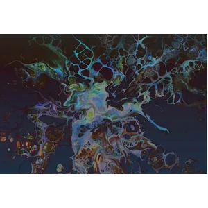 Fotobehang Acryl1 DD120033 A.S. Création ARTist Blauw Groen Vlies 270 ...