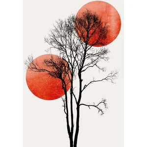 Fotobehang SunandMoon DD119901 A.S. Création ARTist Rood Zwart Antraci...