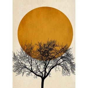 Fotobehang Wintermorgen DD119905 A.S. Création ARTist Beige Creme Geel Vlies 280 x 200 cm (2 Teile) 3D Fotobehang