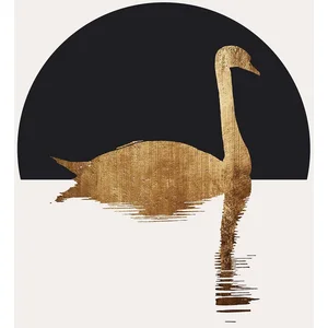 Fotobehang TheSwan1 DD119885 A.S. Création ARTist Goud Zwart Antraciet...