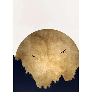 Fotobehang TwoBirds DD119893 A.S. Création ARTist Goud Zwart Antraciet Vlies 280 x 200 cm (2 Teile) Fotobehang online webshop