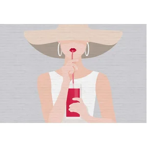 Fotobehang Audrey1 DD120173 A.S. Création ARTist Beige Creme Grijs Vli...