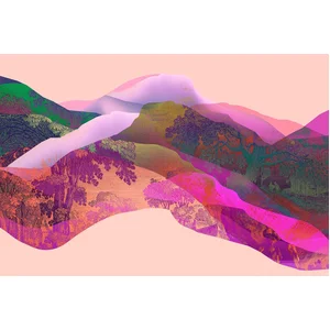 Fotobehang magicmountain1 DD121796 Livingwalls Walls by Patel 3 Paars ... pas cher