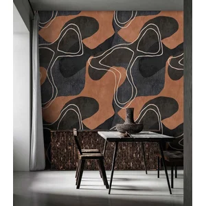 Fotobehang terra1 DD122752 Livingwalls Walls by Patel 3 Bruin Grijs Vl... pas cher