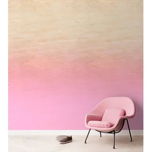 Fotobehang workshop1 DD122624 Livingwalls Walls by Patel 3 Roze Geel Vlies 270 x 400 cm (4 delen) 3D Fotobehang op maat pas cher
