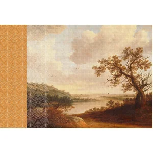 Fotobehang cortina1 DD122148 Livingwalls Walls by Patel 3 Geel Beige C... pas cher