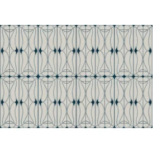 Fotobehang astoria1 DD122316 Livingwalls Walls by Patel 3 Wit Blauw Vlies 270 x 400 cm (4 delen) 3D Fotobehang pas cher