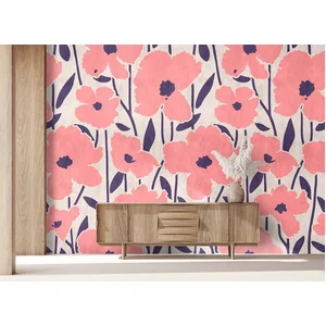 Fotobehang flowermarket1 DD122548 Livingwalls Walls by Patel 3 Roze Pa...