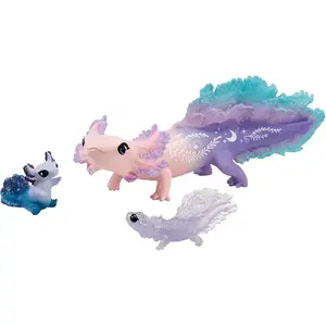 schleich BAYALA - Axolotl Ontdekkingsset - Salamander, Mexicaanse wandelvis - Axolotl speelgoed - 42628 pas cher