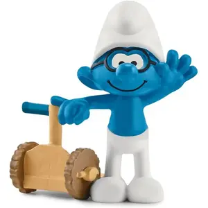 Figurine - SCHLEICH - Schtroumpf Pressé - Blanc - Coloris Unique - Enfant pas cher