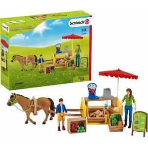 Étal mobile de la ferme SCHLEICH - 42528 - Farm World