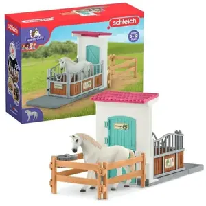 Comparateur de prix : Schleich Horse Club Box Avec Étalon Pur-Sang Anglais