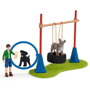 Schleich 42536 Divertissement pour Chiens, dès 3 Ans, Farm World - Coffret, 19 x 6 x 14,6 cm pas cher