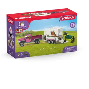 schleich 42346 Lot de 38 ramassages avec remorque pour chevaux 3 ans