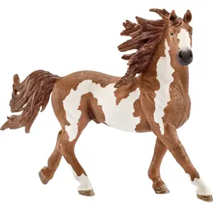 Schleich Farm World speelgoed paard Pinto hengst - realistisch detail. pas cher