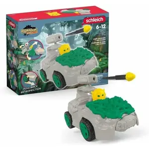 Schleich Crashmobile de la jungle avec Mini Cretaure pas cher