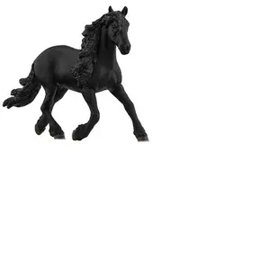 schleich 13975 Étalon Frison, dès 5 ans, HORSE CLUB - figurine, 5 x 16 x 11 cm