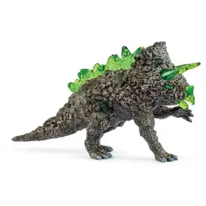 Figurine Tricératops de Pierre, SCHLEICH 70828 Eldrador, Dès 4 ans pas cher