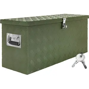 Trucky Disselbak, groene gereedschapskist, vrachtwagenbak, aluminium k... pas cher